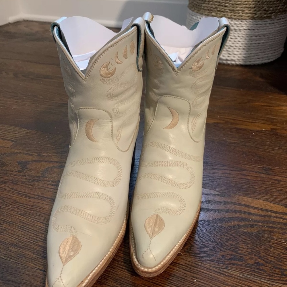 PSKAUFMAN SNAKE junction eastern ANKLE BOOT 7.5 - Picture 2 of 7